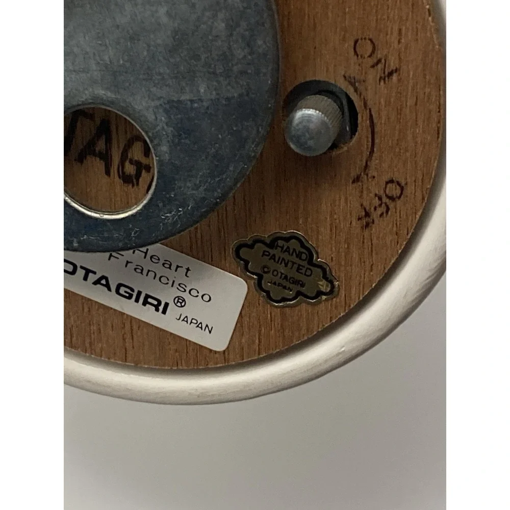 Vintage Otagiri Music Box I left my Heart in San Francisco Tested